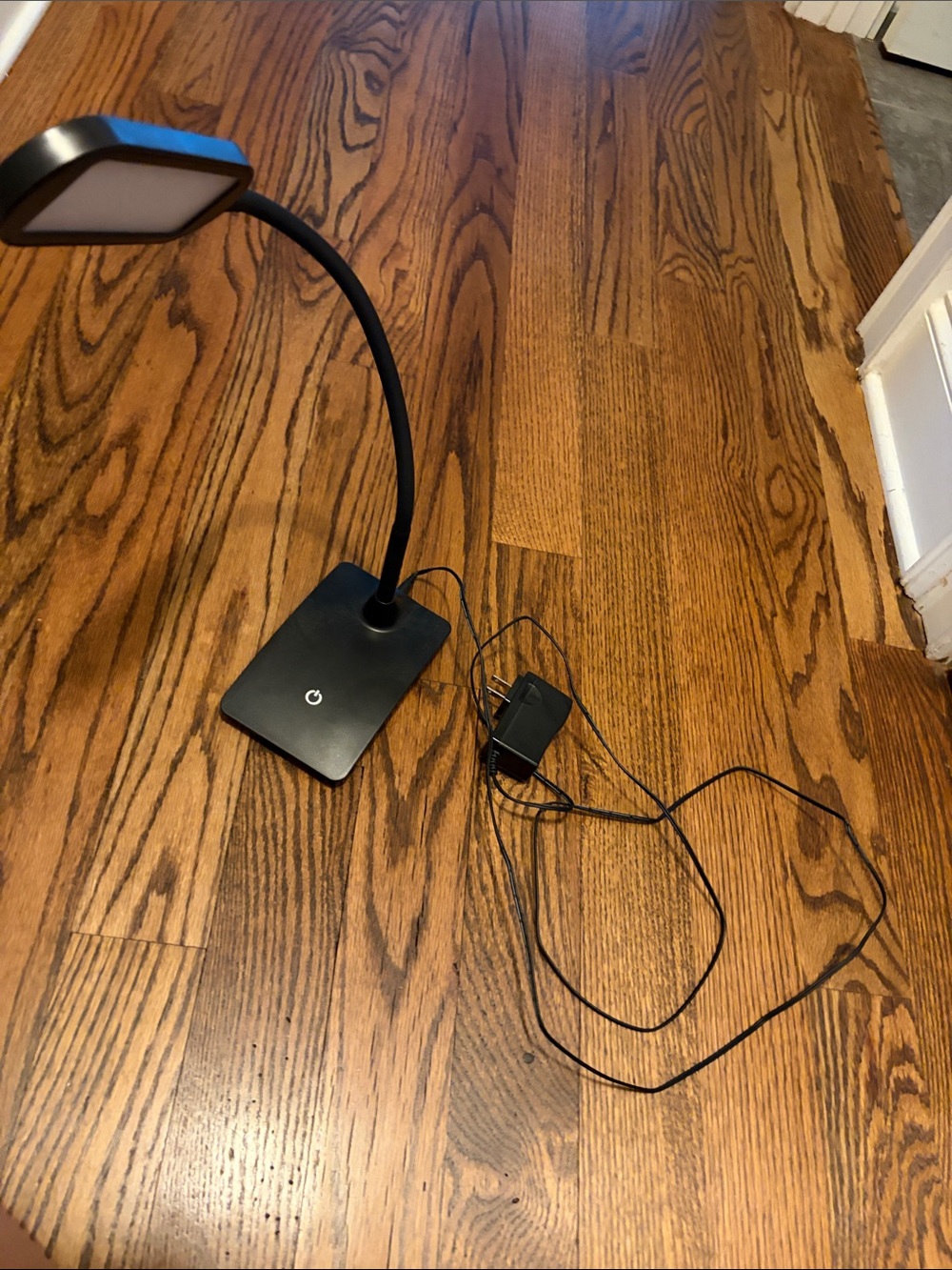 Black LED Gooseneck Desk Lamp with Touch Control